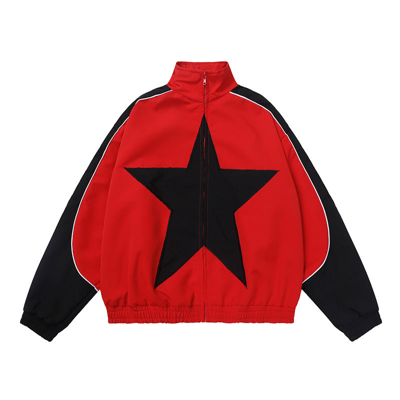 Niche Color Storm Jacket Men And Women All Match Loose Jacket