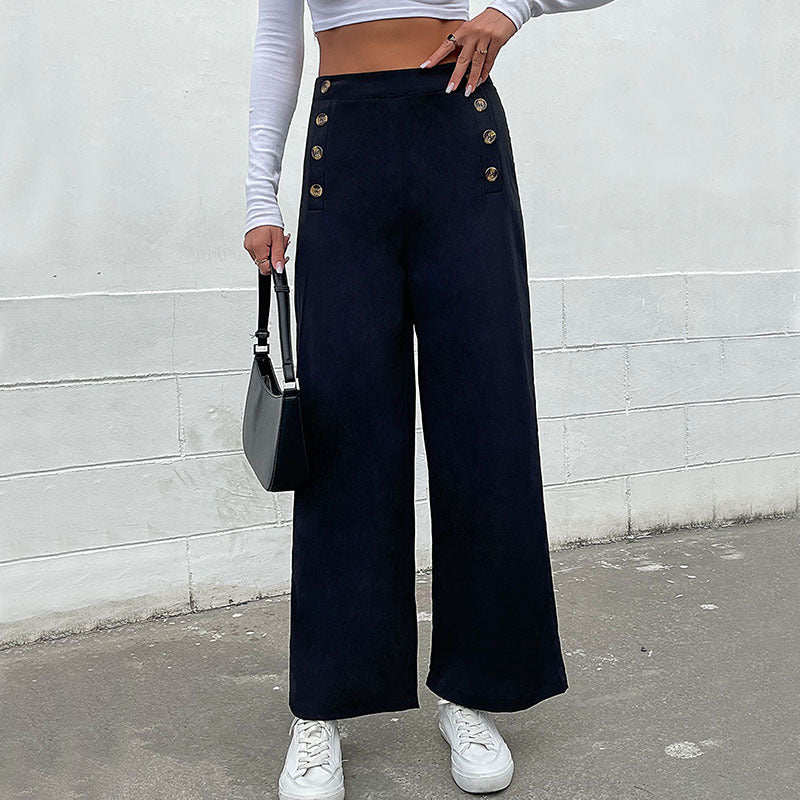 New Autumn New Women's Pants Slim Solid Color Casual Pants Women