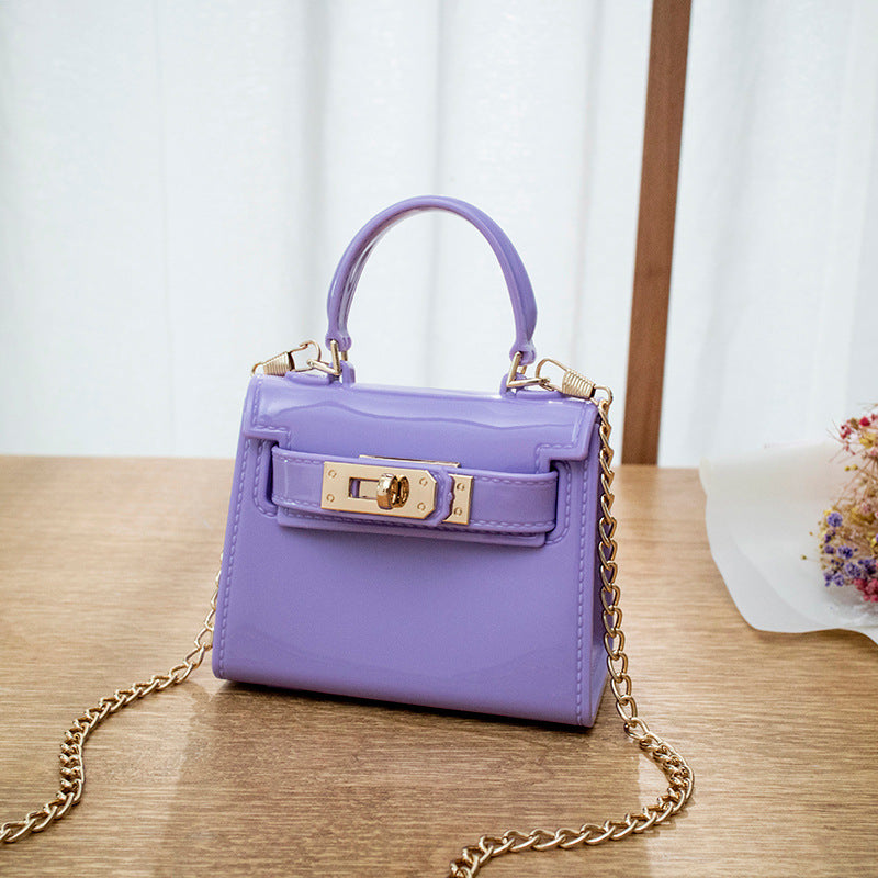 Summer New Kylie Bag Jelly Bag Women's Bag Fashion Mouth Red Envelope Single Shoulder Crossbody Small Bag