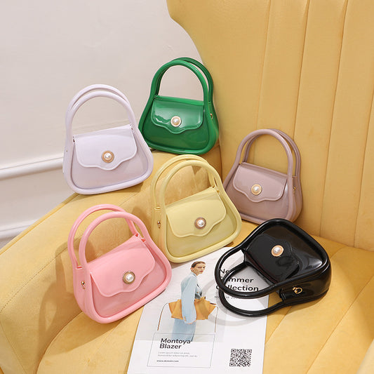 Niche Design Jelly Bag New Chain Bag that Doubles as a Single Shoulder and Crossbody Bag