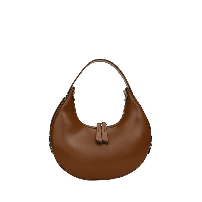 Fashion Shoulder Bag Female Simple Trend Temperament Armpit Bag All Match Texture Dumpling Bag
