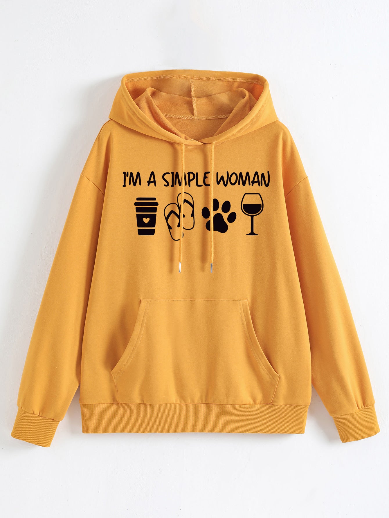 I'M A Simple Woman Print Fashion Hoodie