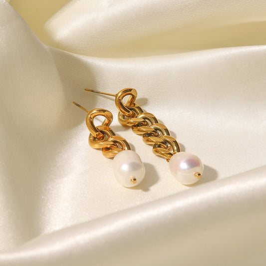 5pcs Simple Design Earrings Light Pearl Light Luxury Earrings Stud Earrings Women's Design Earrings