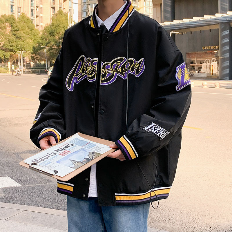 Spring Jacket Men's Loose Harbour Style Casual Student Fashion Men's Top Men's Coat Men's
