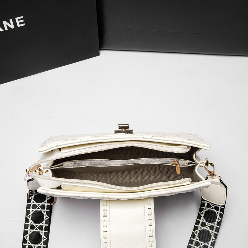 Women's Bag  Bag New Crossbody Bag Diamond Check Bag Niche Lock Shoulder Bag