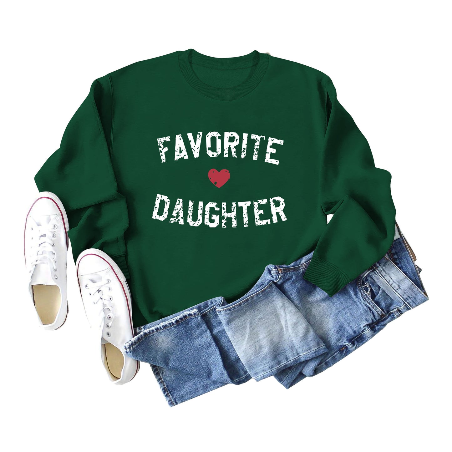 Favorite Daughter Letters Autumn And Winter Casual Clothing
