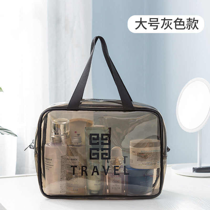 Transparent Makeup Bag Pvc Woman Portable Wind Travel Toiletry Bag Large Capacity Multi-Functional Portable Storage Bag