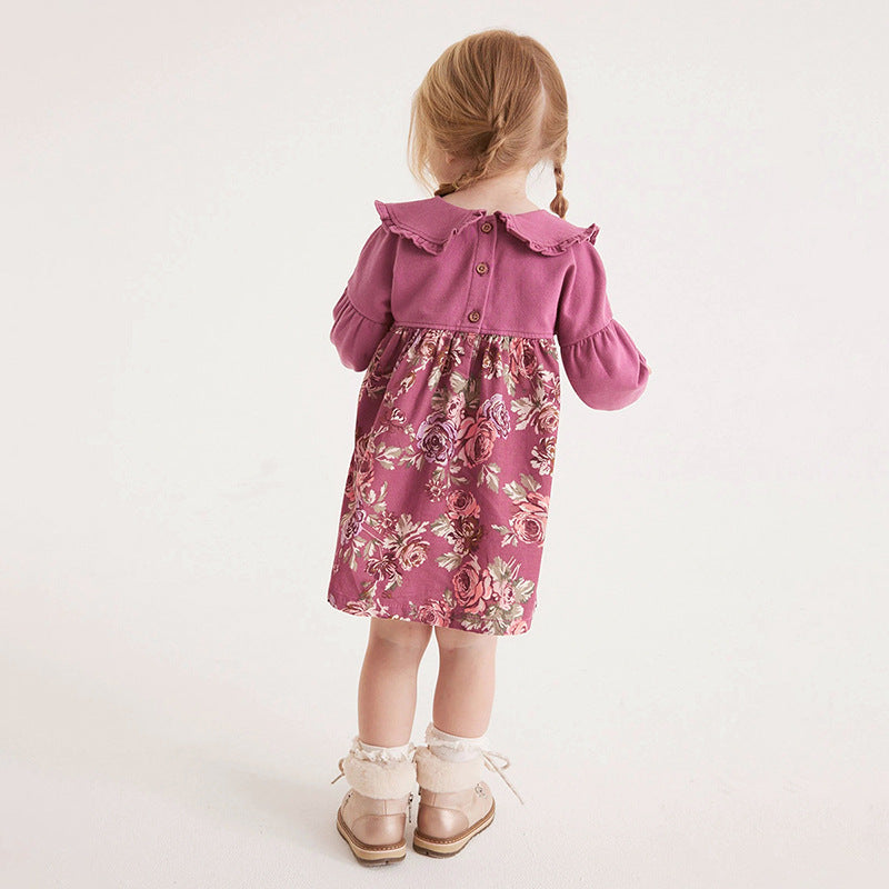 Girls' Dress Fall Children's Dress Cute Little Midget Children's Dress