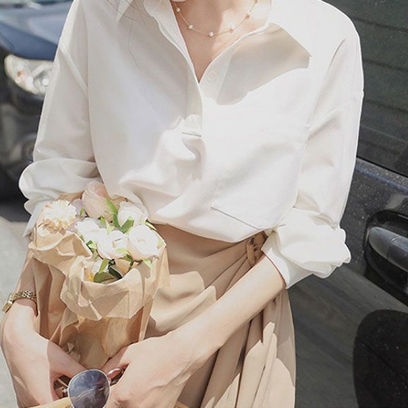 New Fashion Sense Of Shirt Skirt Set Female Meat Mask Thin Set