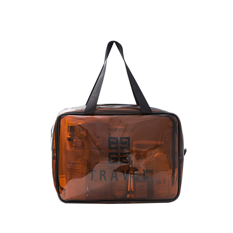 Transparent Makeup Bag Pvc Woman Portable Wind Travel Toiletry Bag Large Capacity Multi-Functional Portable Storage Bag