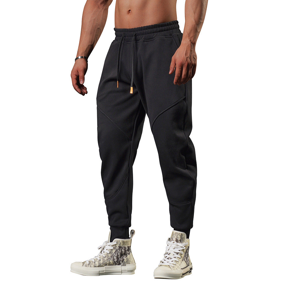 Autumn Plus-Size Men's Casual Nine-Point Pants Leg Stitching Sports Daily Outdoor New