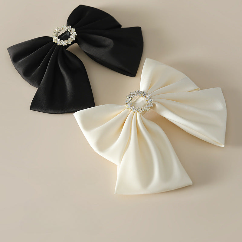 Black Bow Hair Accessories Spring Clip Top Clip Accessories