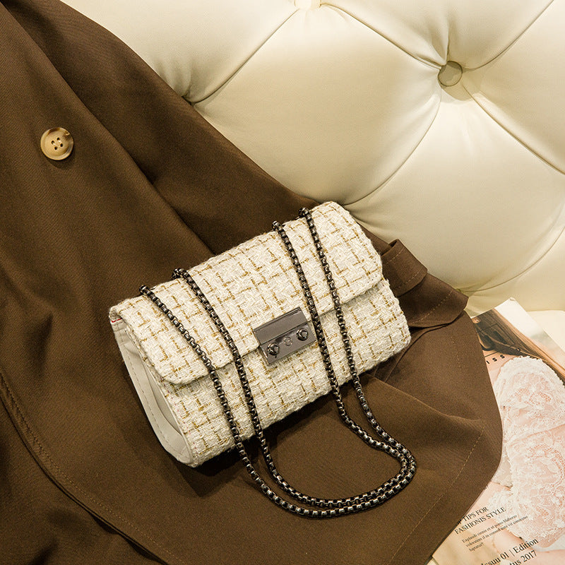 New Women's Small Fragrance Chain Crossbody Bag Small Hand Bag Temperament All Fashion Shoulder Bag