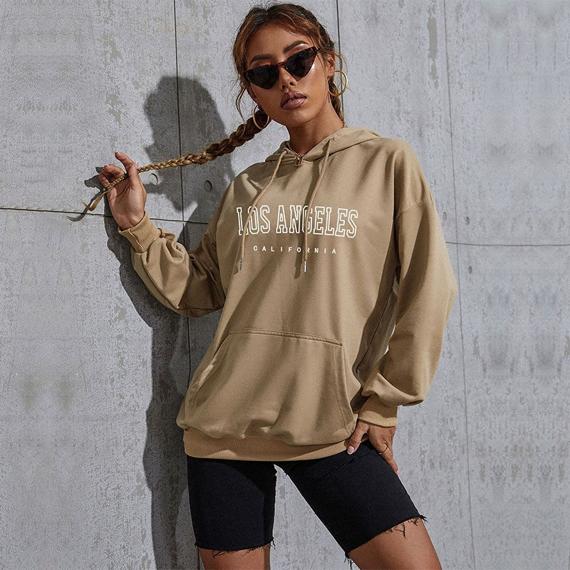 Fashion Autumn And Winter Leisure Sports Hoodie Southeast Asia Women's Letter Printed Hoodie