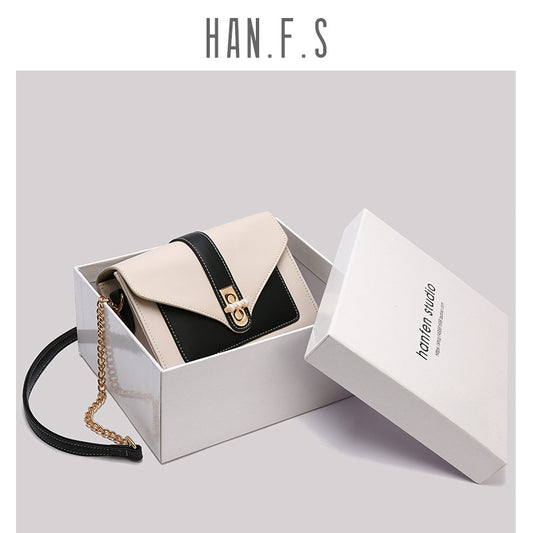 New Fashion Single Shoulder Crossbody Bag Female Bag All Casual Version Of Small Square Bag