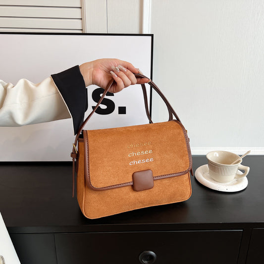 Version Of Fashion Casual Small Shoulder Bag Female New Simple Texture Small Square Bag Summer And Autumn Minority Crossbody Bag