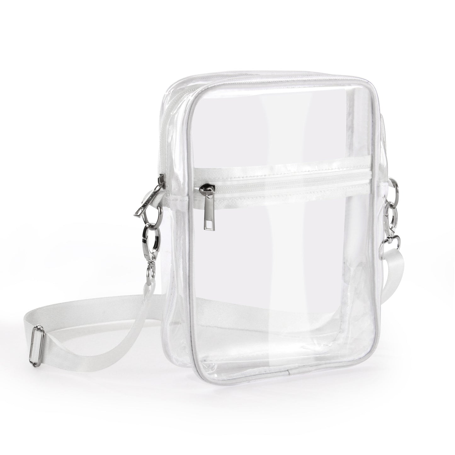Pvc Single Shoulder Transparent Crossbody Bag Female Jelly Bag All Simple Waterproof Small Square Bag