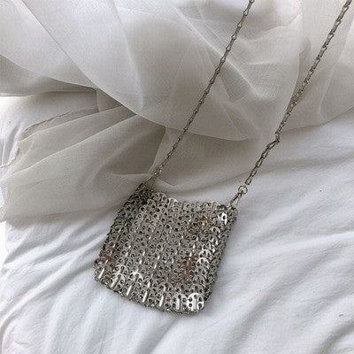 Women's Bag New  The Same Mobile Phone Bag Chain Shiny Piece Bead Bag Single Shoulder Crossbody Bag Small Bag