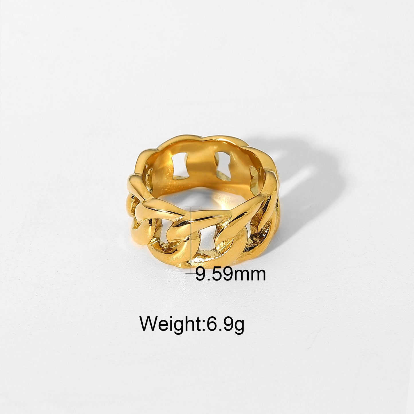 5pcs Punk Twist Ring Men's And Women's Titanium Ring Hip Hop Style Stainless Steel Ring Jewelry