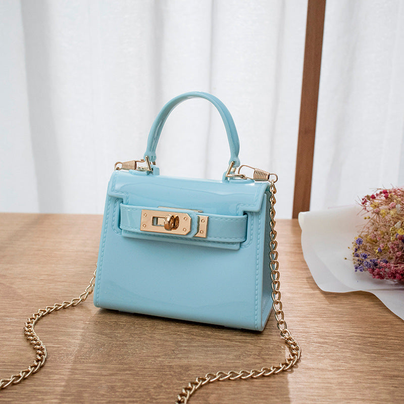 Summer New Kylie Bag Jelly Bag Women's Bag Fashion Mouth Red Envelope Single Shoulder Crossbody Small Bag