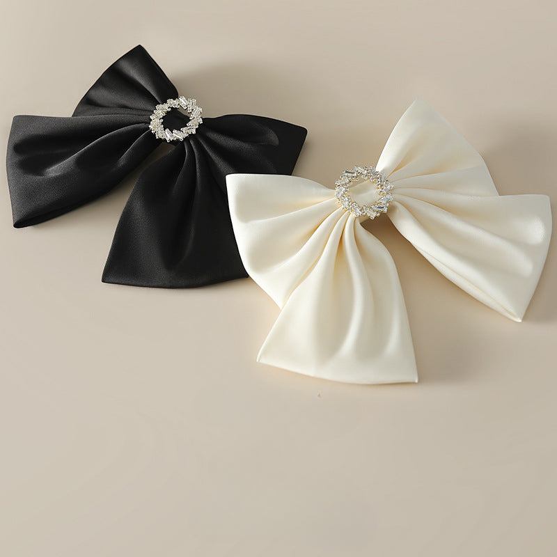 Black Bow Hair Accessories Spring Clip Top Clip Accessories