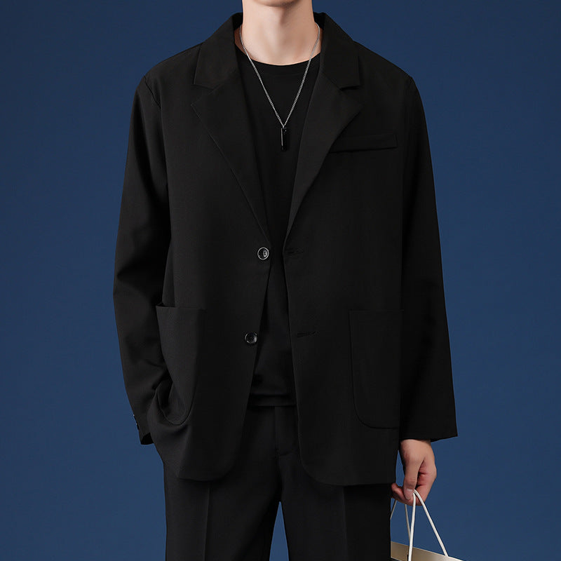 Autumn And Winter Casual Suit Jacket Male Dk Loose Top Plankton Handsome Small  Suit