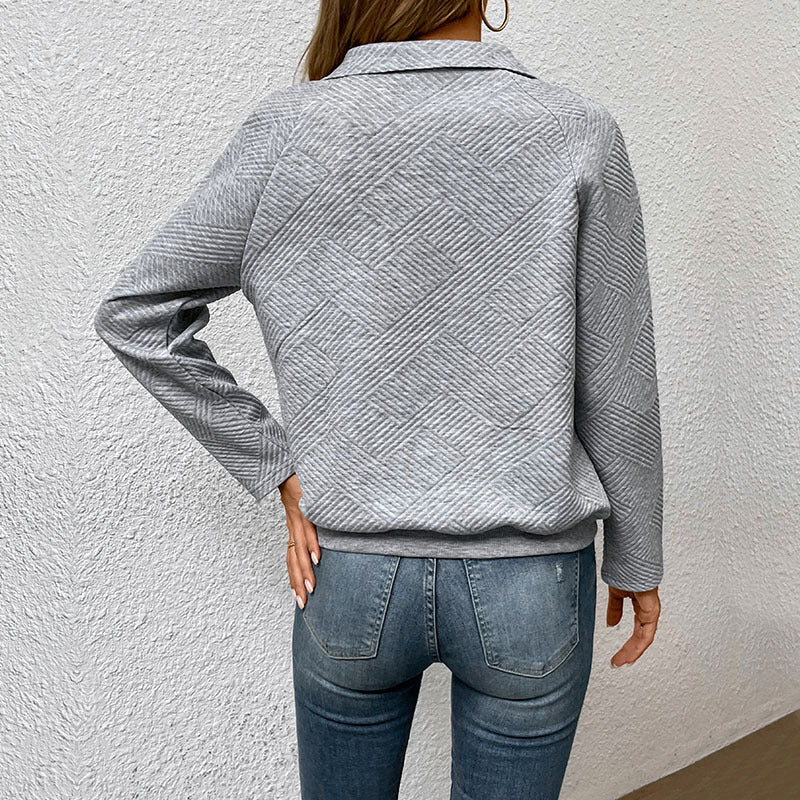 Fashion Women's New Long Sleeve Solid Color Hoodie Autumn And Winter
