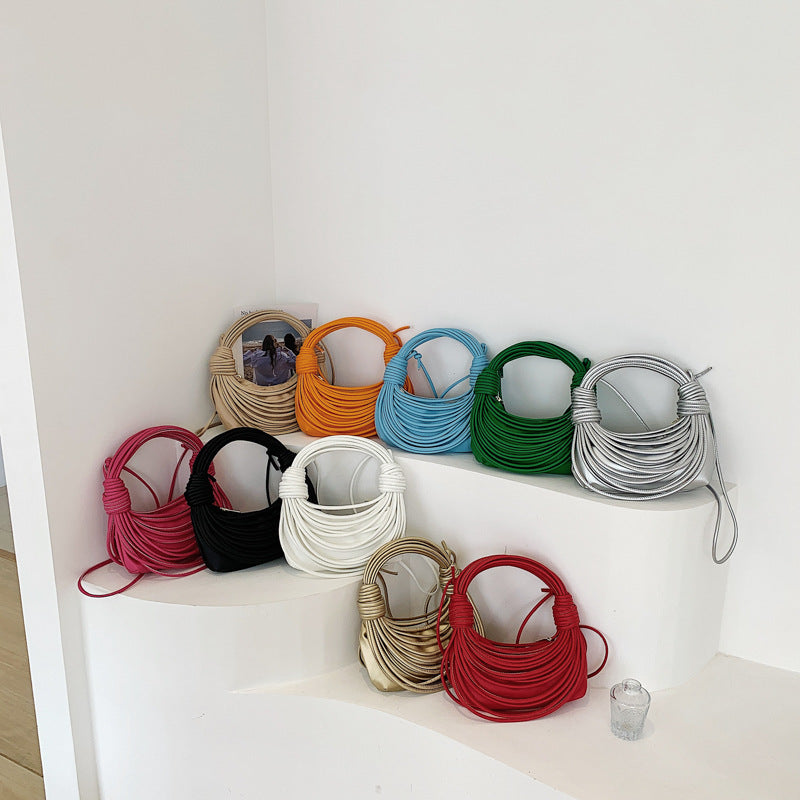 Niche Design New Fashion Personality Ramen Knot Armpit Bag Trend  All-In-One Shoulder Bag