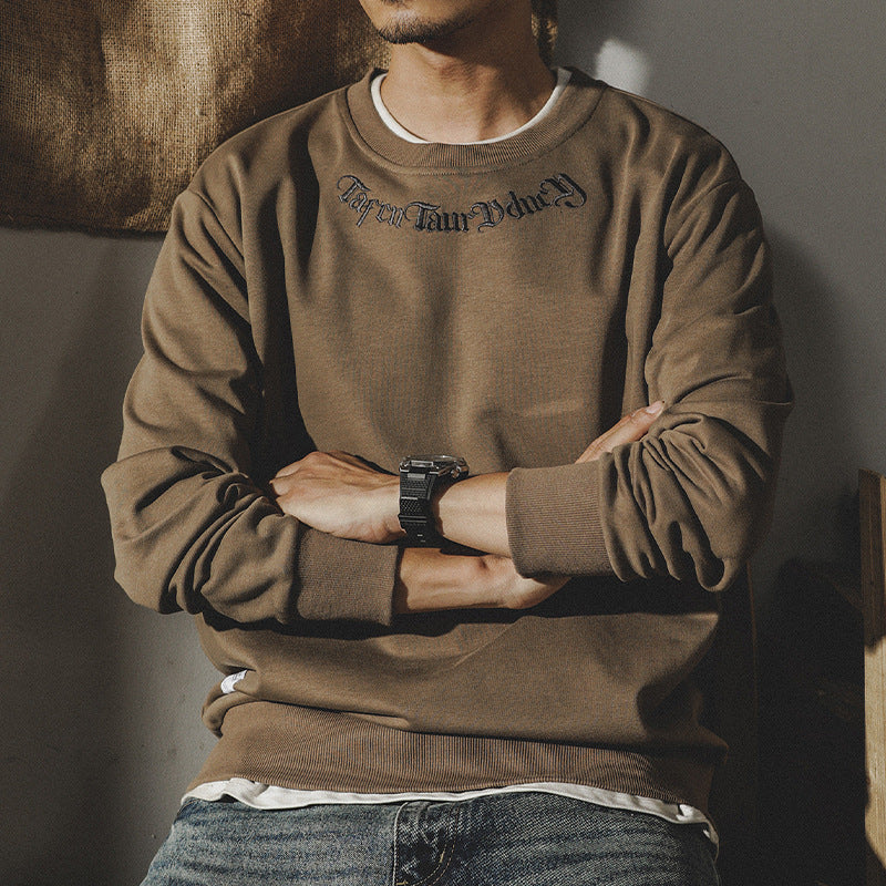 Retro Hoodie Men Spring And Autumn New New Fashion Heavy Loose Large Size Men's Wear