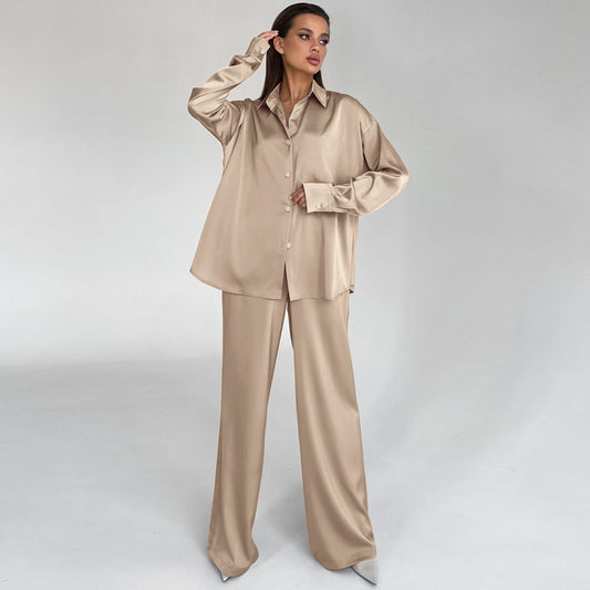 Comfortable Relaxed Lapel Sag Suit & Senior Pants