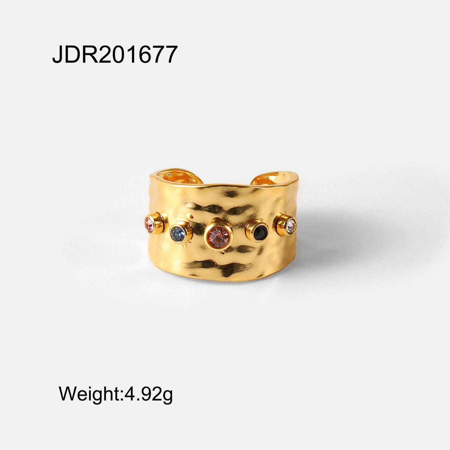 5pcs No Irregular Geometric Lines Ring Female Personality Hip Hop Opening Adjustable Index Finger Ring Couple Ring
