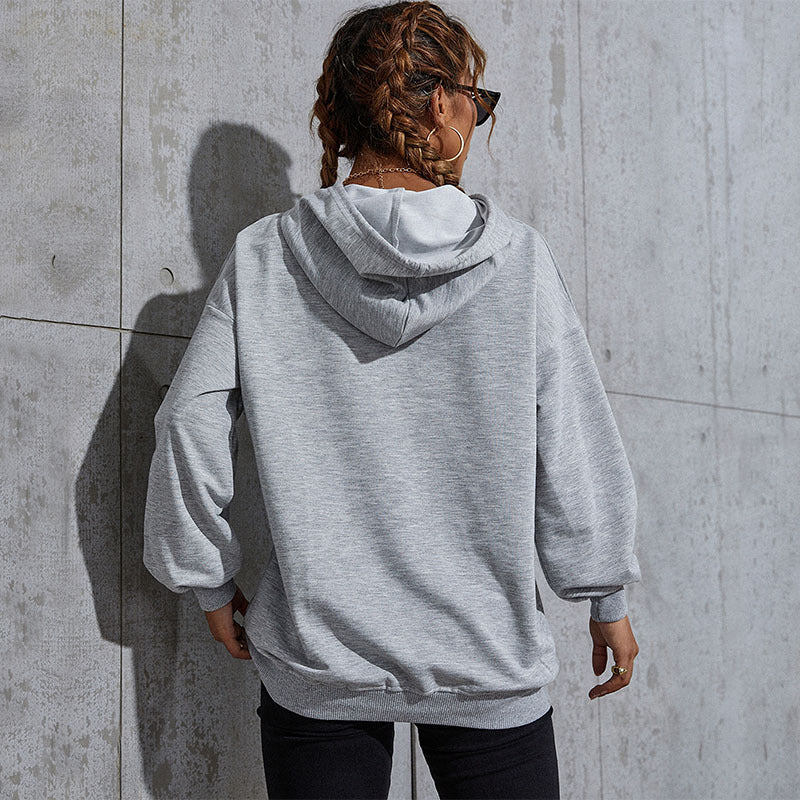 New Fashion Autumn And Winter Leisure Sports Hoodie Southeast Asia Women's Butterfly Print Hoodie