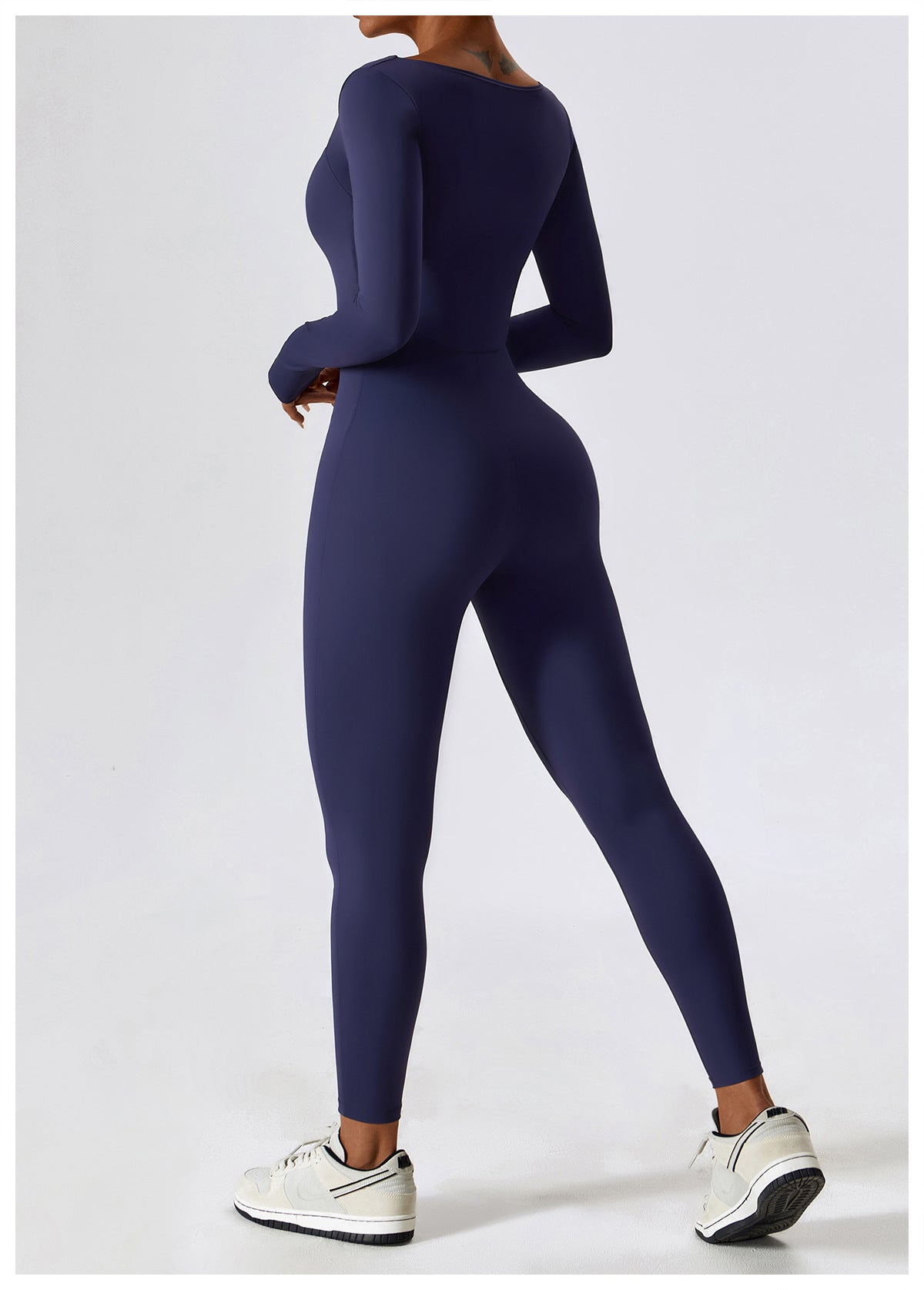 Autumn And Winter Tight Long Sleeve Yoga Clothes Women Naked Sense Fitness Sports Quick Dry Yoga Jumpsuit
