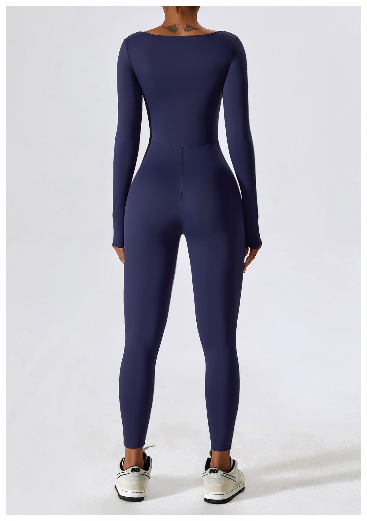 Autumn And Winter Tight Long Sleeve Yoga Clothes Women Naked Sense Fitness Sports Quick Dry Yoga Jumpsuit