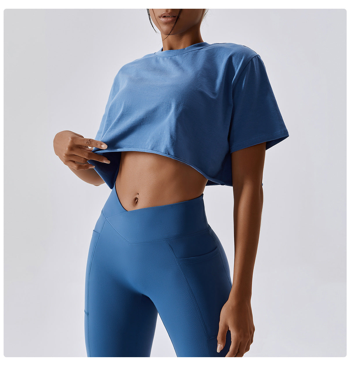 Outdoor Dance Running Sports Short Sleeve Yoga Clothes Women Casual Fitness Top Loose Sports T-Shirt Women