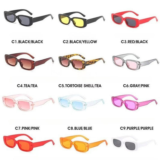 5 pairs New Retro Small Frame Sunglasses For Men And Women Fashion Street Photo Sunglasses Uv Protection