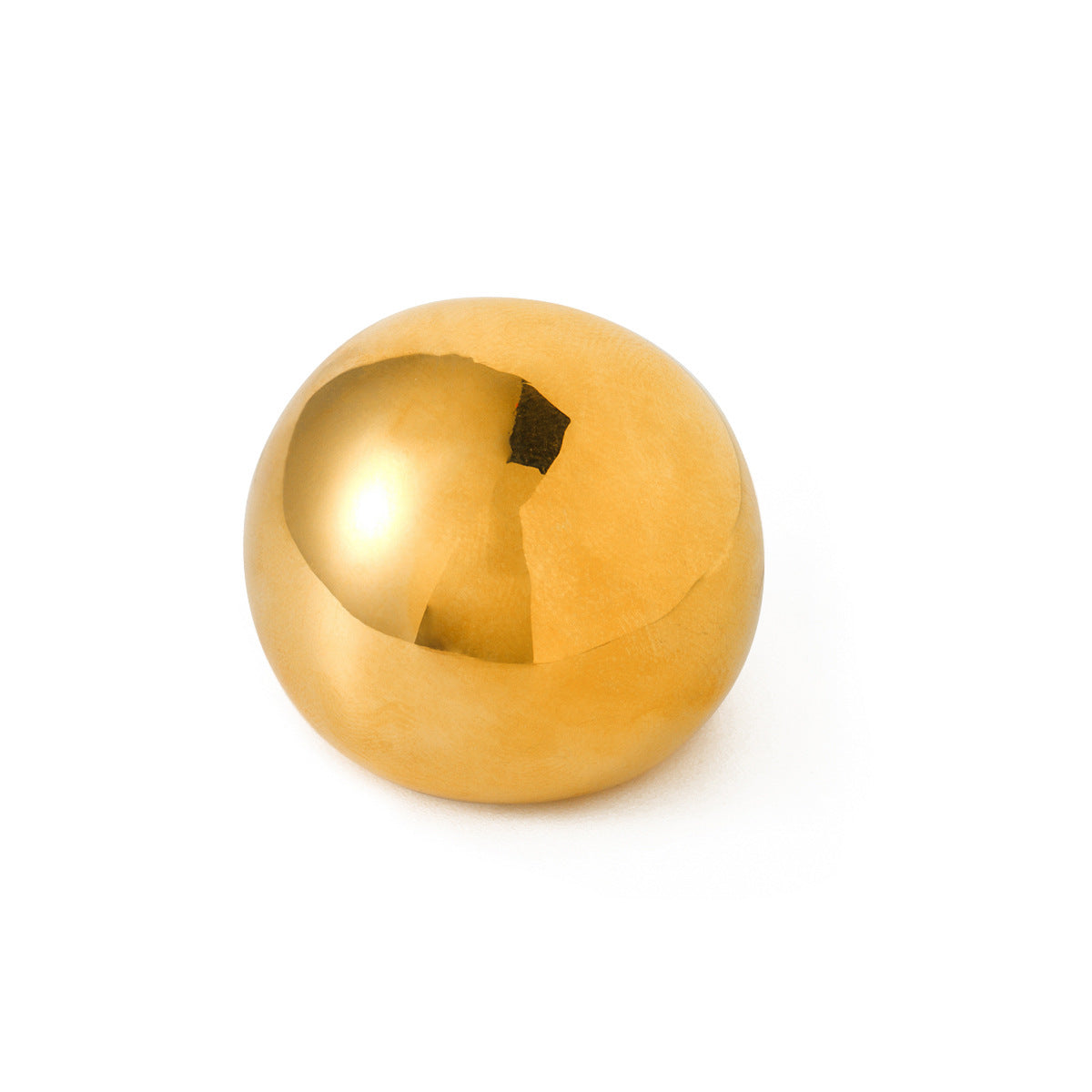 5pcs Simple Stylish Texture 18K Gold Stainless Steel 30Mm Face Width Large Chubby Hand Mirror Polishing