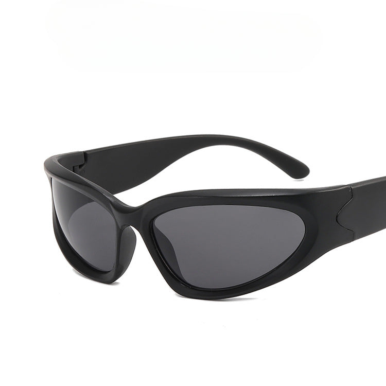 Steampunk Sunglasses Ladies Sport Sunglasses Concave Shape Punk Goggles Fashion Sun