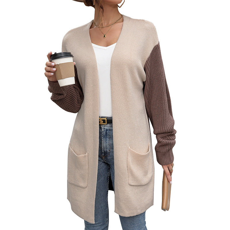 Autumn New Women's Clothing Color Sweater Coat Women's Autumn Style