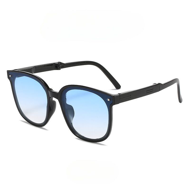 5 pairs UV400 Uv Sunscreen Sunglasses For Men Convenient Oval Frame Sunshade Folding Sunglasses For Women Polarizer