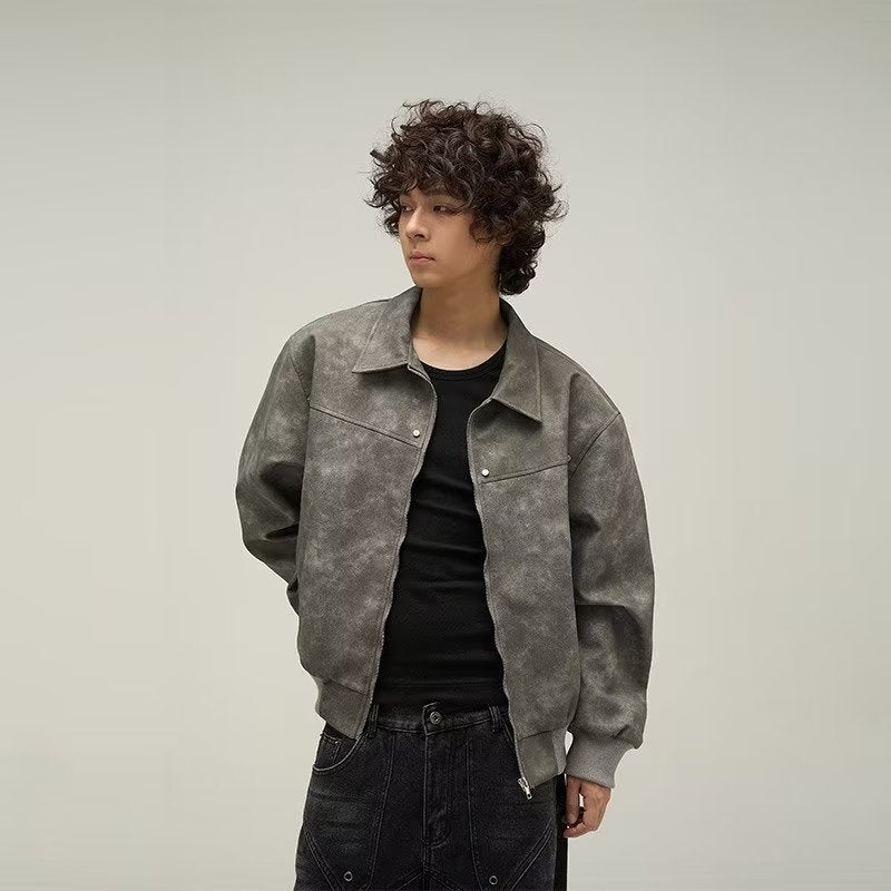 Ruffie Handsome Jacket Male Trend Everything Fried Street Casual Coat Spring And Autumn New Men's Handsome Coat
