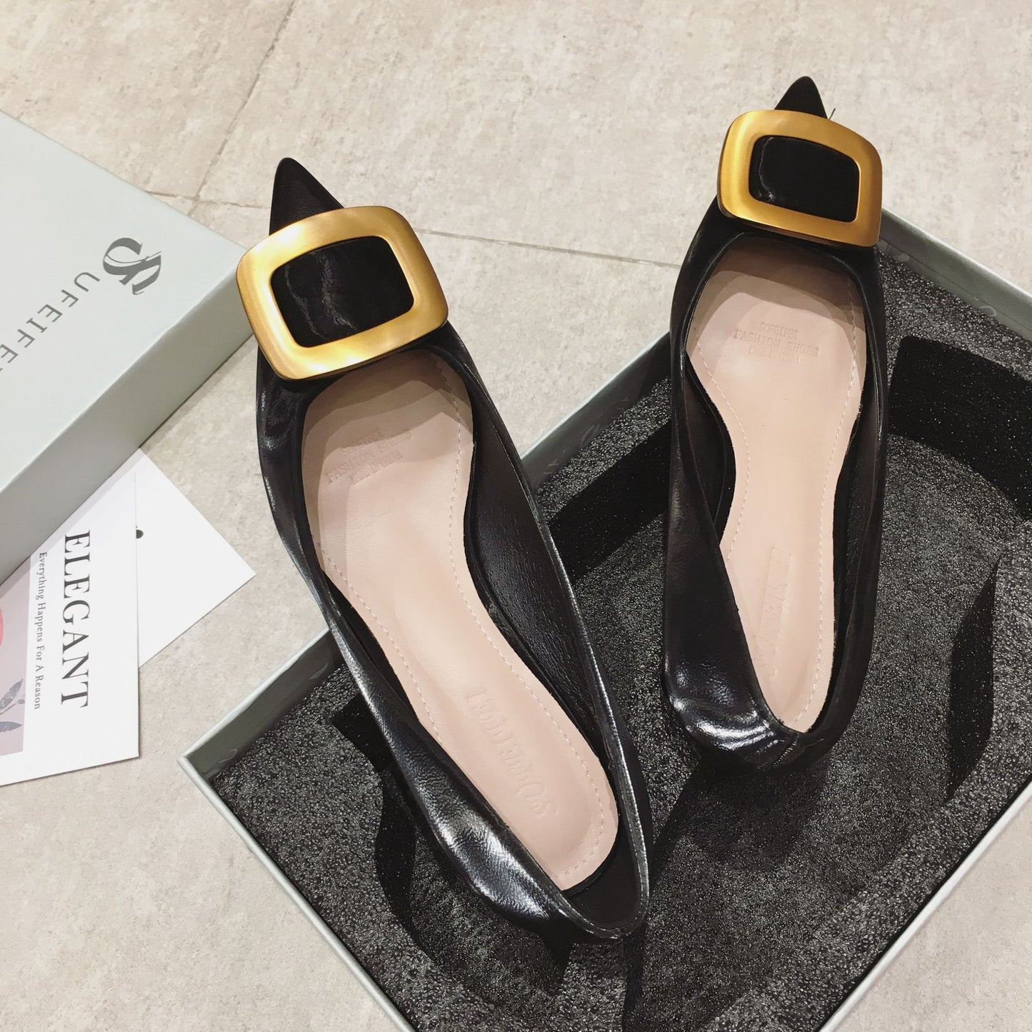 Girly Style Women's High Heels Women's Shoes Slim Heel Shoes Career Pointed