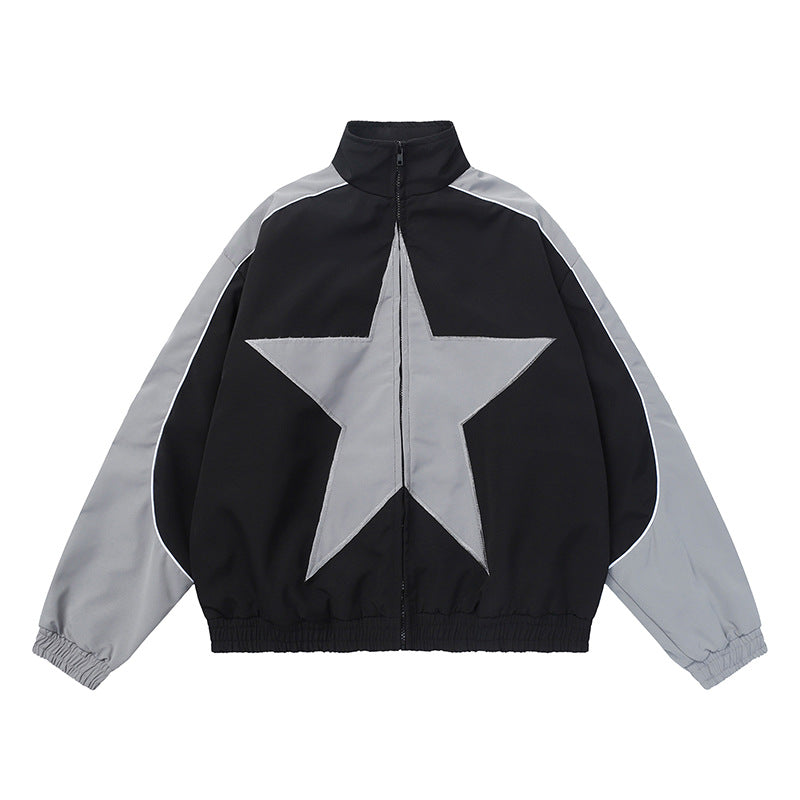 Niche Color Storm Jacket Men And Women All Match Loose Jacket