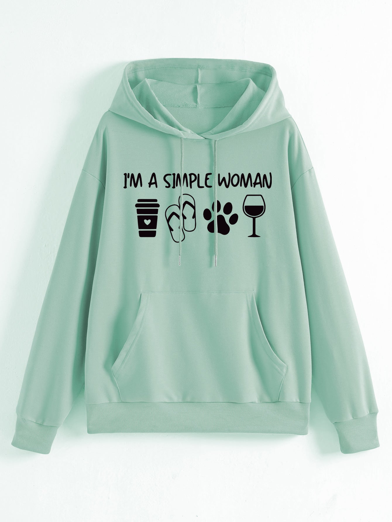 I'M A Simple Woman Print Fashion Hoodie