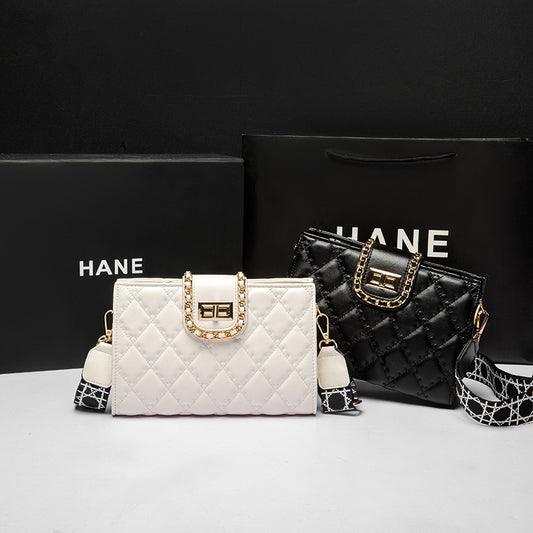 Women's Bag  Bag New Crossbody Bag Diamond Check Bag Niche Lock Shoulder Bag