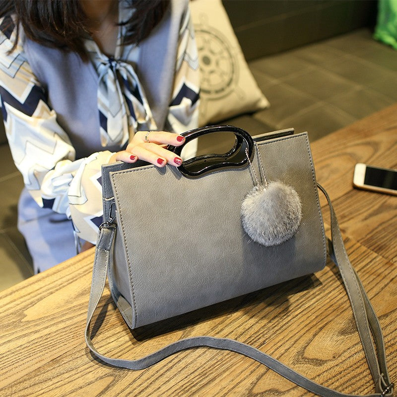 Bag Woman New Version Of The Fashionable Simple One-Shoulder Bag Retro Personality Small Square Bag Hand Crossbody Bag