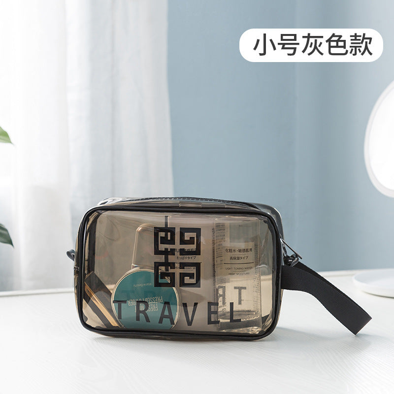 Transparent Makeup Bag Pvc Woman Portable Wind Travel Toiletry Bag Large Capacity Multi-Functional Portable Storage Bag