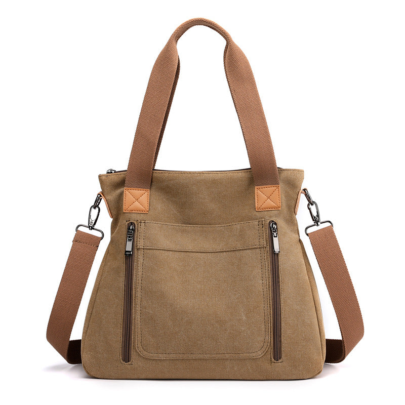 Crossbody Bag Women New All-In-One Portable Large Capacity Women's Bag Canvas Bag Women's Casual Shoulder Bag Women's Bag