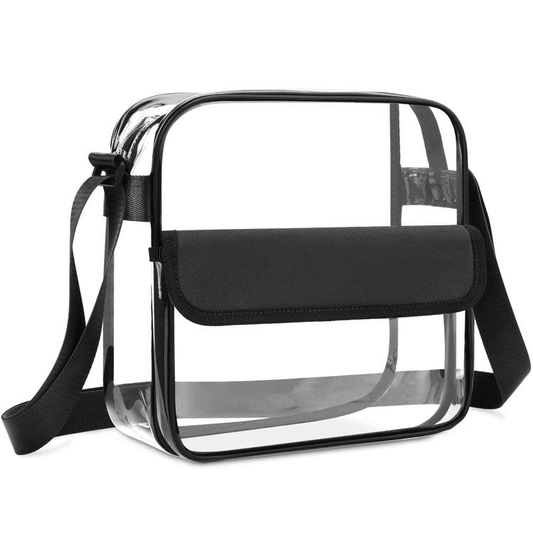 The New Transparent Pvc Waterproof Beach Bag With Large Capacity Hand-In-Hand Shoulder Bag Waterproof Outdoor Sports Storage Bag