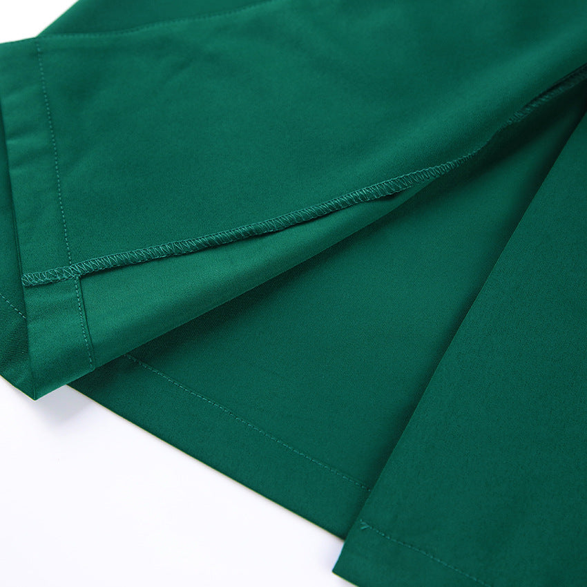 Early Autumn Women's Long-Sleeved Temperament Fashion Suit Trousers Sag Satin Fashion Casual Suit